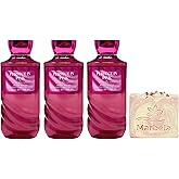 Bath & Body Works Perfect In Pink 3 Piece Body Wash Gift Set with a Himalayan Salts Springs Bar Soap - Full Size