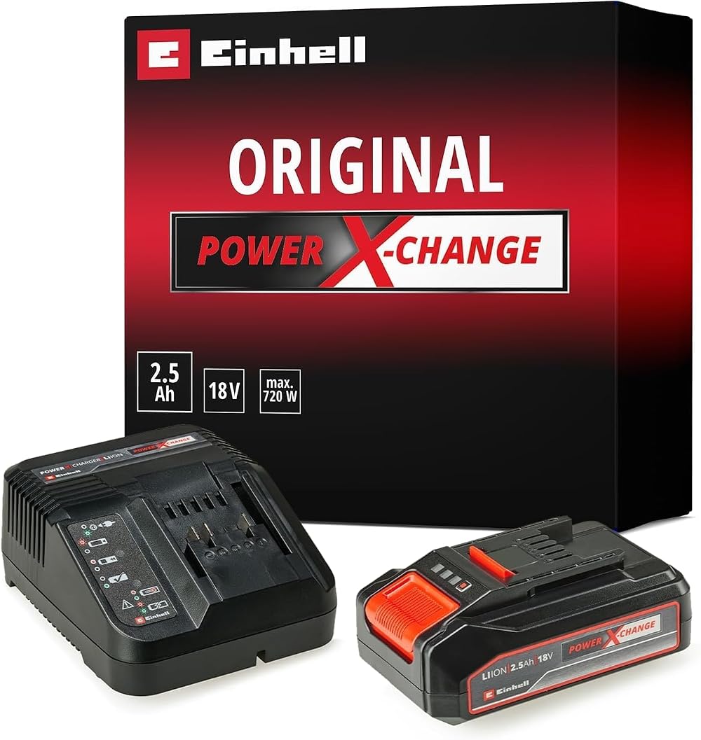 Einhell Power X-Change 18V 3.0Ah Battery Starter Kit with Charger