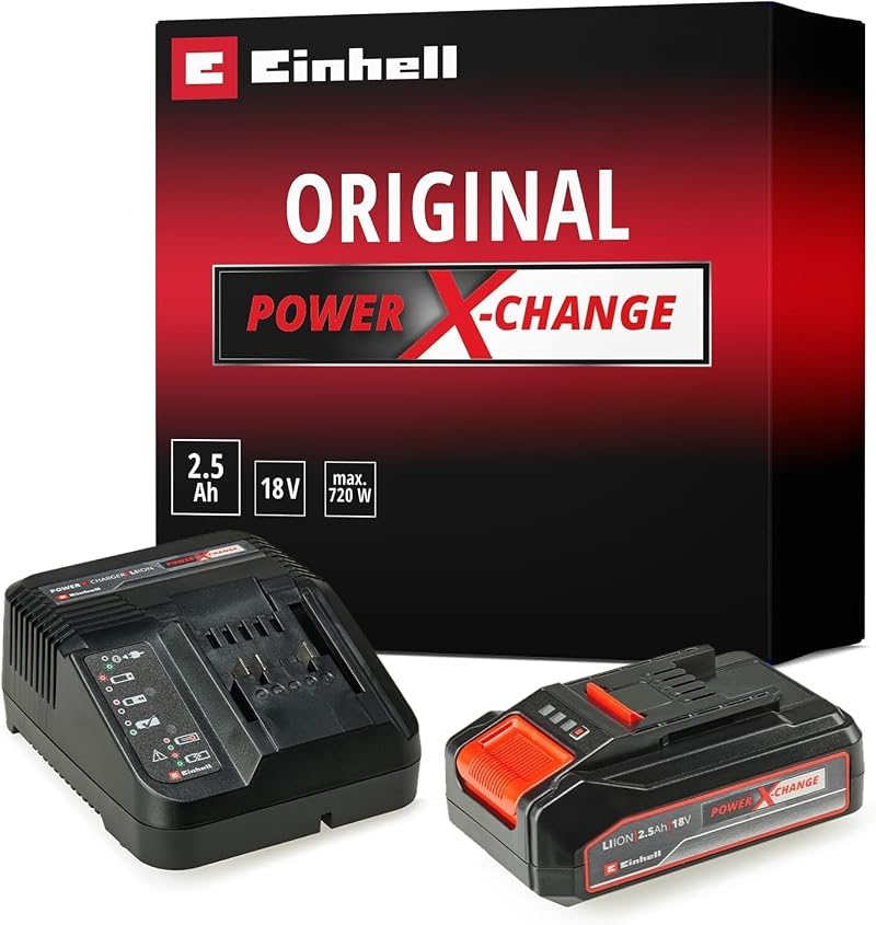 Einhell Power X-Change 18V 3.0Ah Battery Starter Kit with Charger