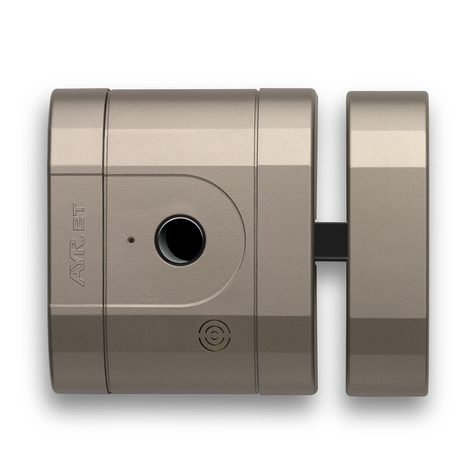 int_LOCK BT High Security Invisible Electronic Lock, Matte Nickel Finish.