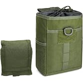 Tactical Molle Dump Pouch Roll-Up Drawstring Magazine Utility Pouch Folding Dump Bag Military Belt Ammo pouch