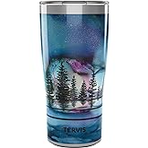 Tervis Traveler Inkreel The Heavens Triple Walled Insulated Tumbler Travel Cup Keeps Drinks Cold & Hot, 20oz, Stainless Steel