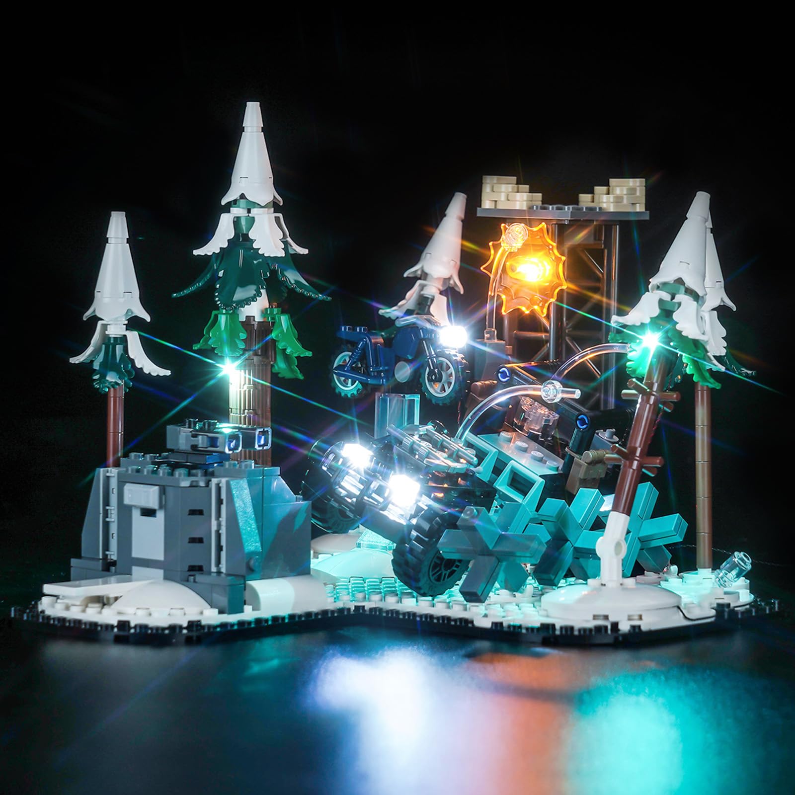 LocoLee Led Light Set Compatible with Lego 76291 The Avengers Assemble: Age of Ultron Led Decoration Lighting Kit Compatible with Lego 76291 Building Blocks Model,Only Lights Set,No Model — image 1