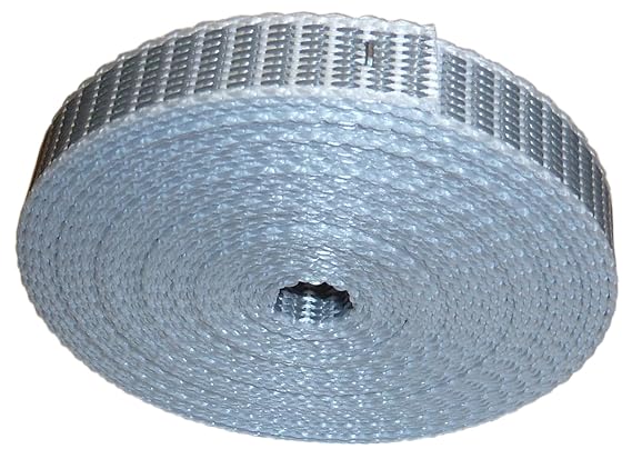 10m Rollladen & Jalousien extrem Nylon Mini Gurtband 14mm auf Maß mit Perlonkantenschutz