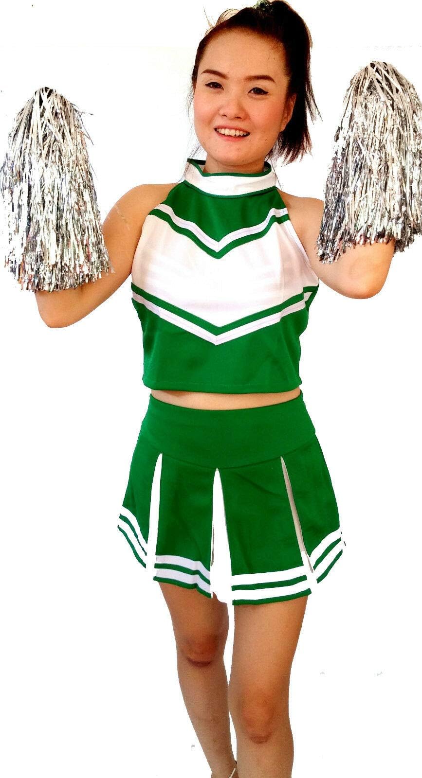 Big Girls' Women Cheerleader Costume Uniform Cheerleading Adult Dress Outfit Halloween