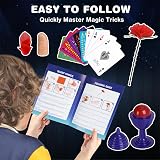 DINORUN Magic Tricks Kit 75+ Tricks Kids Magic Set Hat Wand 24 Props view 5