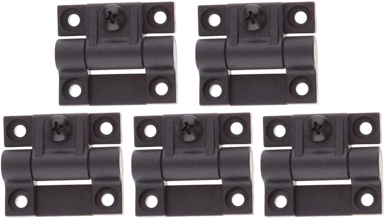 POFET 5pcs Torque Hinge Position Control Replacement for Southco E6-10-301-20 Black,Zinc Alloy Adjusts Shaft Torque Middle Shaft Adjustable Torque Friction Resistance