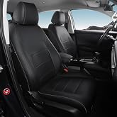 FEINEPRO Leather Seat Covers for Honda HRV Sport,EX,EXL,Touring 2019-2022 | Custom Fit, Long-lasting, Easy-Clean, Full Coverage, Breathable, Stain Resistant, Waterproof