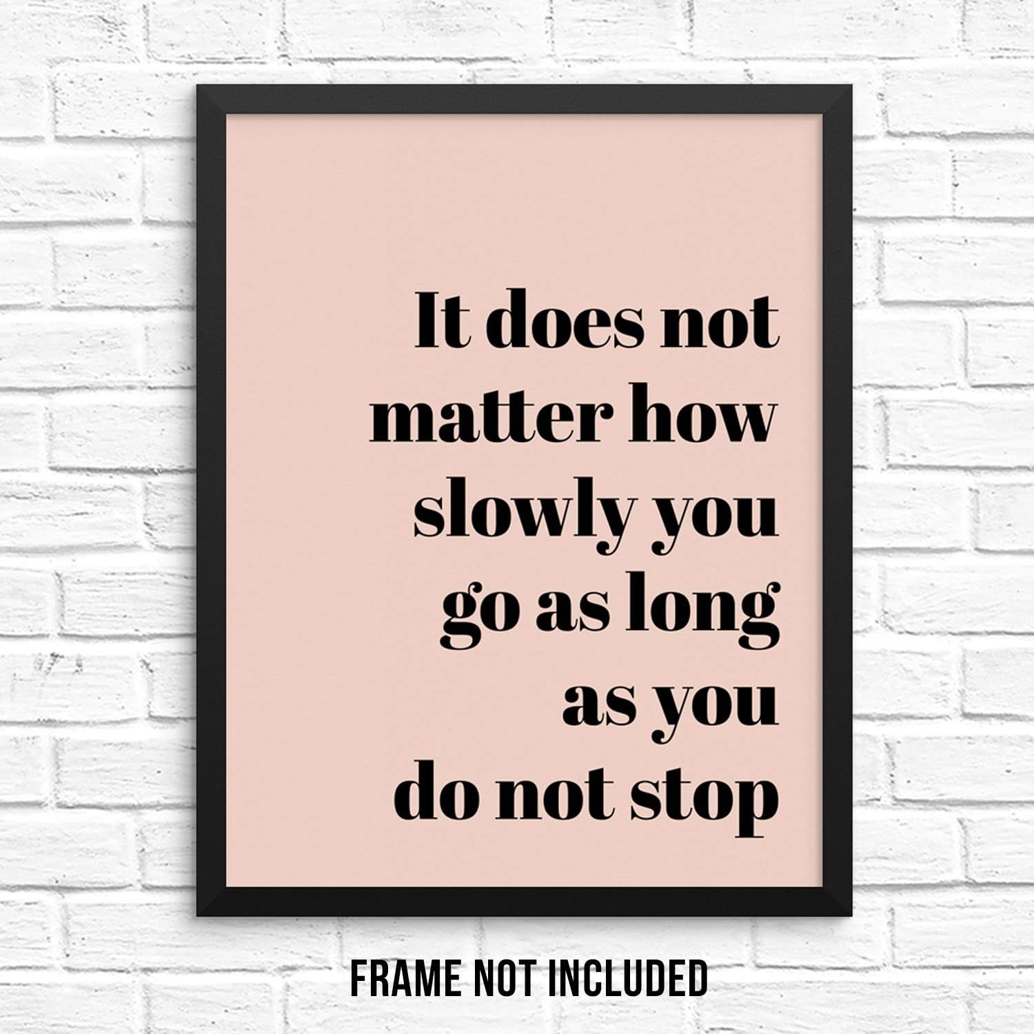 amazoncom inspirational quote wall decor art print poster it does