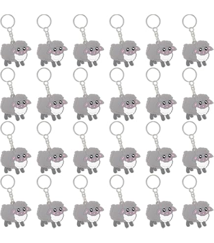 BOBOZHONG Set De 12 Llaveros De Animales De PVC – 5x7 Cm, Surtido De Leones, Pandas, Jirafas Y Más, Ideal Como Recuerdos De Fiestas Infantiles