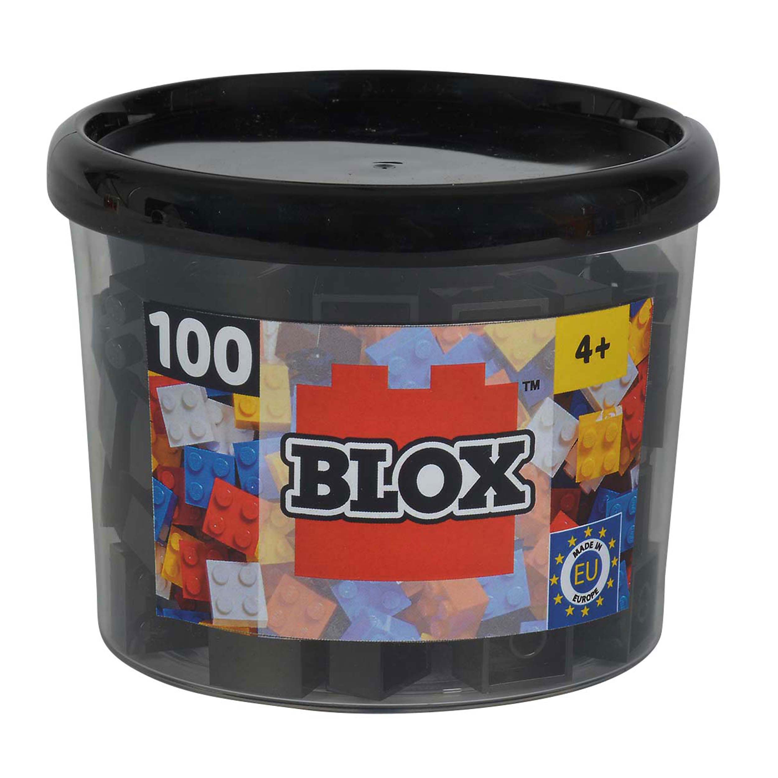 Simba 104114114 "Blox 4-Stud Black Building Blocks Set (100-Piece) — image 1