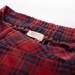 Belle Poque Red Plaid Skirt Mini A line Christmas