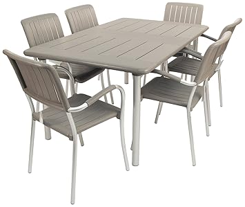 Conjunto mesa y sillas jardin resina | Todo Sillas