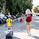 WELHAEPI Anti Lost Toddler Wrist Reins 2.5m 360° Rotating Leash Blue view 5