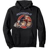 MOTOWOLF - Vintage Motorcycle Racing - Pullover Hoodie
