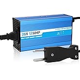 12 Amp 36 Volt Golf Cart Battery Charger for Yamaha EZGO (Lead-Acid) Club Car,12 Amp Smart Charger with Trickle Charge,Crowfoot Plug,36 Volt Golf cart Charger