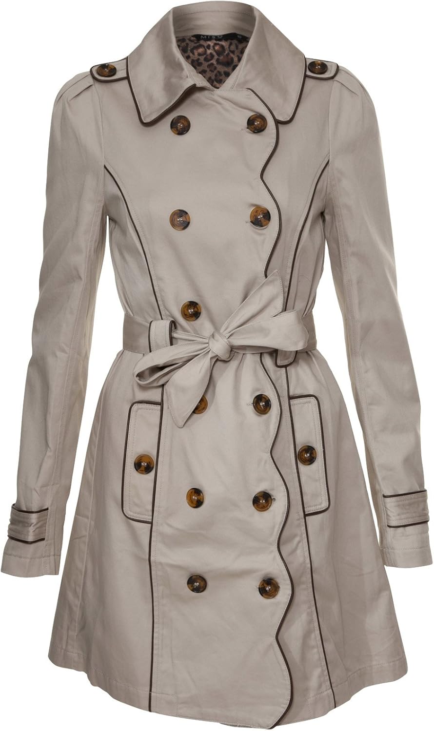 Miso Classic Mac Coat Stone Womens 18 Amazon.co.uk Clothing