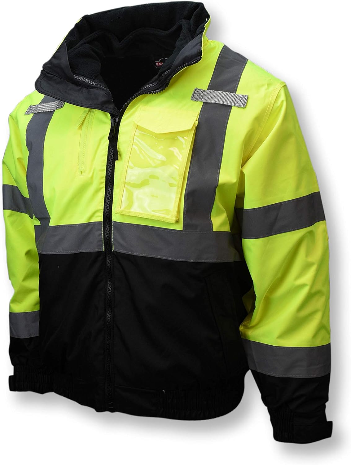 Radians SJ210B Three-in-One Deluxe Hi-Viz Bomber Jacket: Clothing