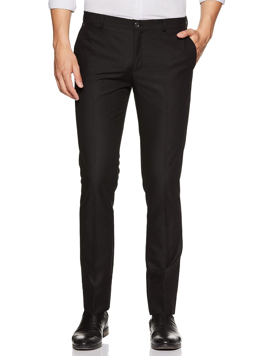 Buy blackberrys Men's Skinny Fit Formal Trousers (DLNM0918Z1IS19FE_Black_34) at Amazon.in