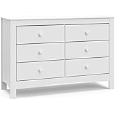 Graco Noah 6 Drawer Double Dresser, 6 Drawer Double Dresser for Kids Bedroom or Nursery, Bedroom Furniture Dresser, Universal
