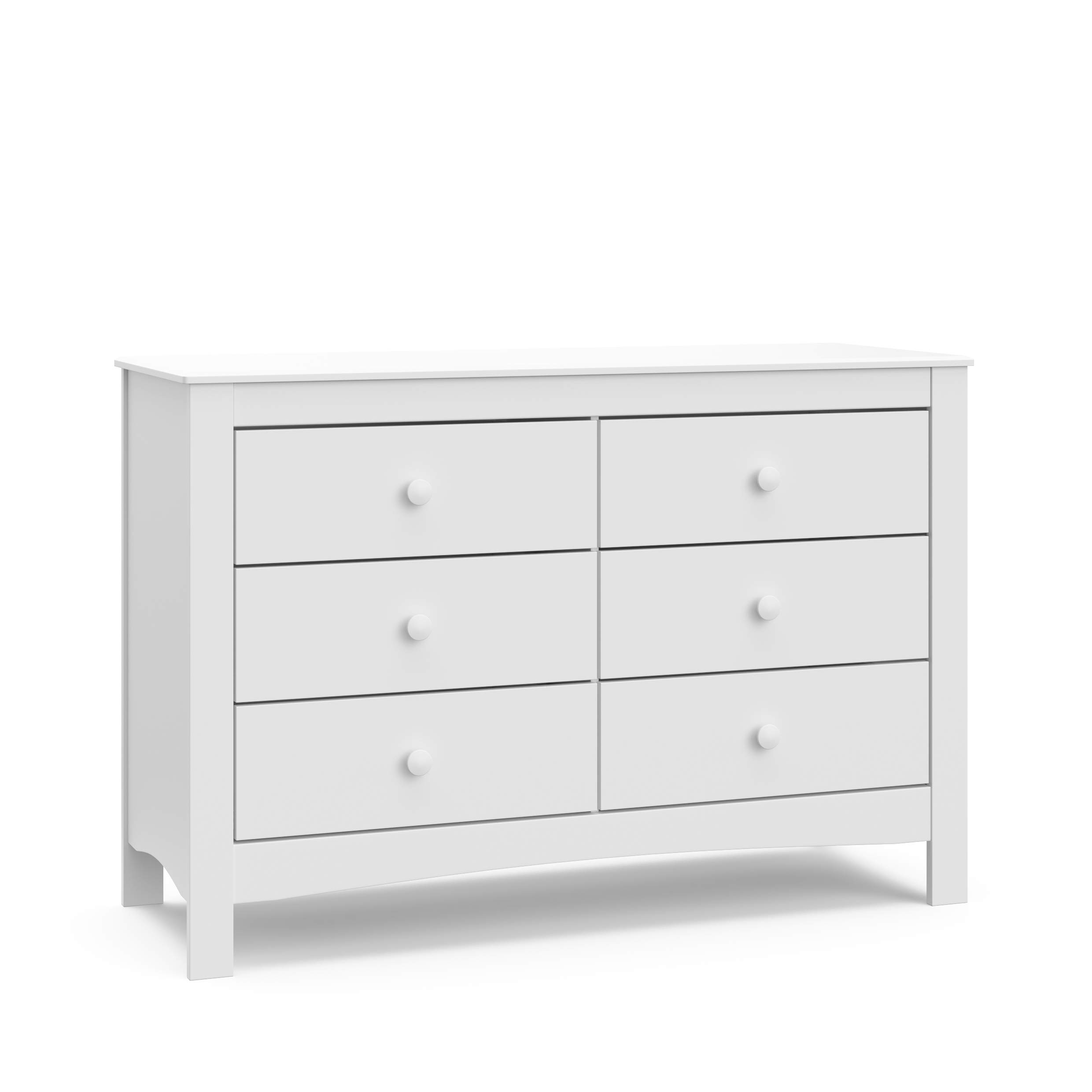 Photo 1 of *MISSING HARDWARE/ OUT OF BOX* Graco Noah 6 Drawer Bedroom Dresser (White) – GREENGUARD Gold Certified Nursery Dresser for Kids Bedroom