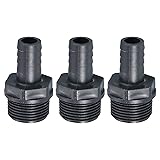 PATIKIL UPVC Barb Hose Fitting, 3 Pack 14mm Barbed
