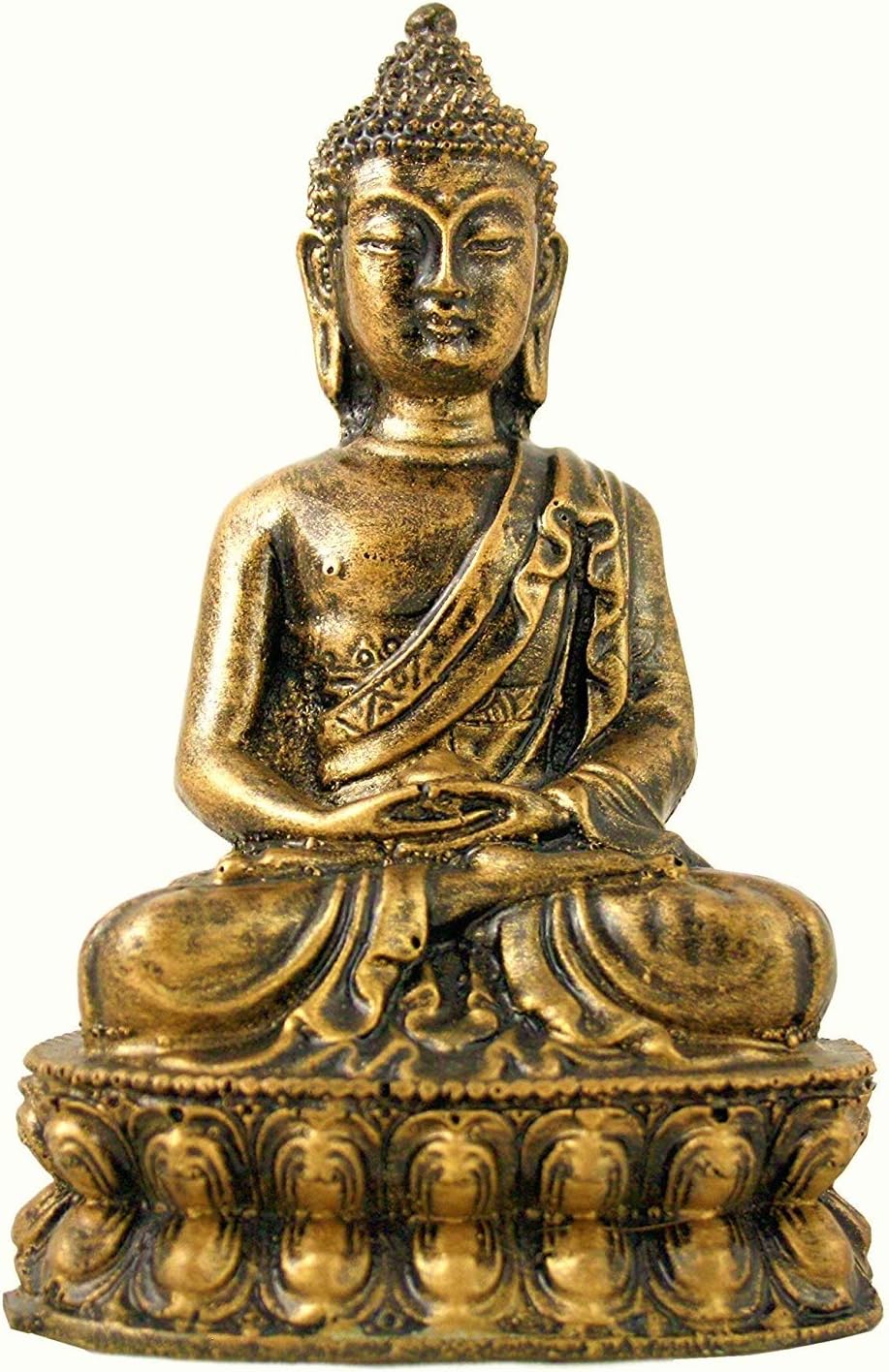 Sacred Blessings® Buddha Statue 12.7 cm(H) X 8.4 cm(L) X 6.4 cm(W) Home Decor Showpiece Idol Handcrafted Gift