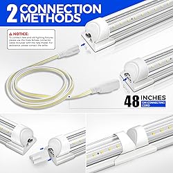 Barrina LED Shop Lights, 40W 5500LM 5000K, 4FT