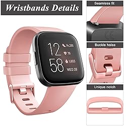 AK Sports Bands Compatible for Fitbit Versa, Soft