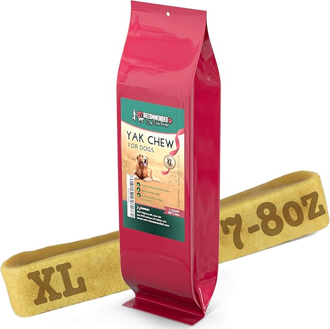 Vet XL Yak Chew for Large Dogs Made from Himalayan Yak Milk (78 Oz / 7