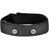 Rich Green Valley Chest Strap Heart Rate Monitor Replacement Belt Compatible with Myzone MZ-3 Strap Black Small