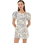 Tanner Fletcher Women's Helene Puff Sleeve Sequin Toile Dress