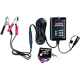 BatteryMINDer Model 1500CEC1B: 12Volt-1.5 Amp Battery Charger Maintenance Charger/Desulfator with Push-Button Battery Indicat
