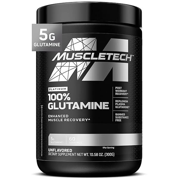 MUSCLETECH GLUTAMINE POWDER | 100% PURE L GLUTAMINE...