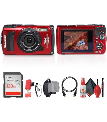 Amazon.com : Olympus Tg-6 Tough Camera - Red + 32 GB Memory