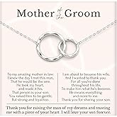 HOPE LOVE SHINE - Mother of the Groom Gift from Bride - Wedding, Mother in Law Necklace, Jewelry 16+2"