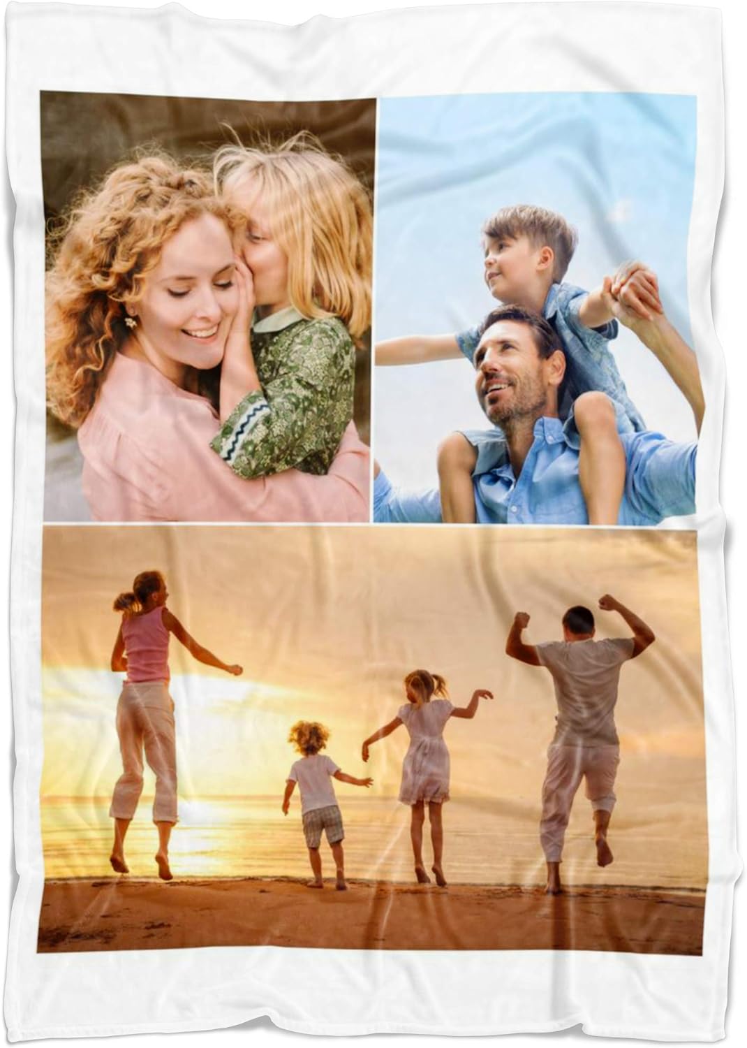 collage baby blanket