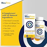 MacuPrime Eye Health Supplements Triple Carotenoid Formula 90 Capsules The Eye view 4