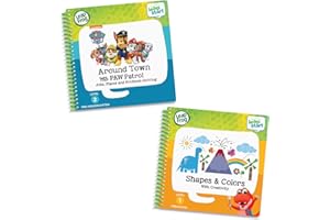 LeapFrog LeapStart 2 Book Combo Pack: Shapes & Colors & Around Town with PAW Patrol,Multicolor, 80-469500
