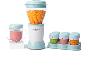 NUTRiBULLET 1412 Baby Food maker with date markers, White, One size