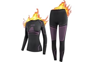 NOOYME Thermal Underwear for Women Long Johns for Women, Base Layer Women Cold Weather