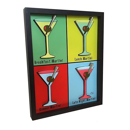 Amazon Com Martini Glass Martini Art 3d Art Martini Print Kitchen