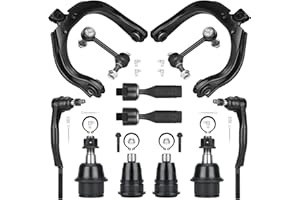 AUTSURLES Front Upper Control Arm Kit Assembly Passenger Driver Side with upper lower Ball Joint Left and Right Suspension Kit for Buick Rainier,Chevrolet SSR Trailblazer EXT,GMC Envoy XL XUV,Isuzu Ascender