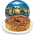 Beatrice Bakery Co. Original Fruitcake in Holiday Tin, Grandma's Old Fashioned Fruit and Nut Freshly Made, Brandy, Bourbon and Rum Fruitcake, Est. 1917 (80 oz Tin)