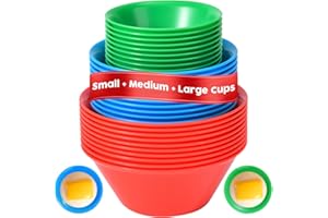 10 Small + 10 Medium + 10 Large Size Puto Molder Filipino - Kutsinta Molder for Baking - Puto Mold Cups for Steamer Filipino 