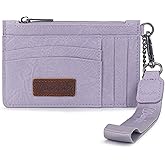 Montana West X Wrangler RFID Card Holder Small Credit Card Holder for Women Card & ID Cases Slim Wallet Cards Holders with Keychain Wristlet Strap