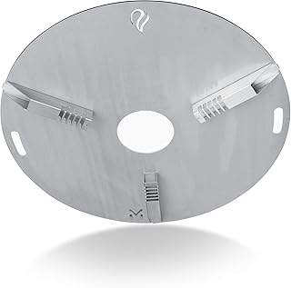 mocisa Auflageleisten für Feuerplatte Grillfass Edelstahl sichert Platte gegen Verrutschen und