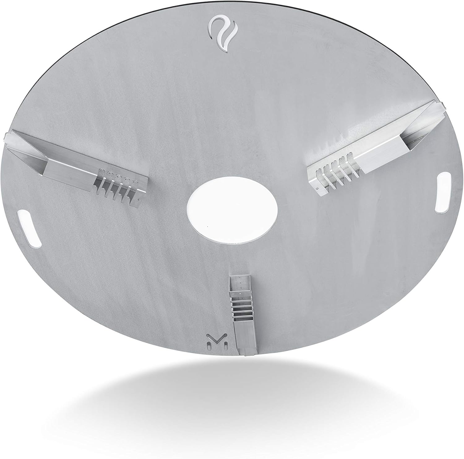 mocisa Auflageleisten für Feuerplatte Grillfass Edelstahl sichert Platte gegen Verrutschen und