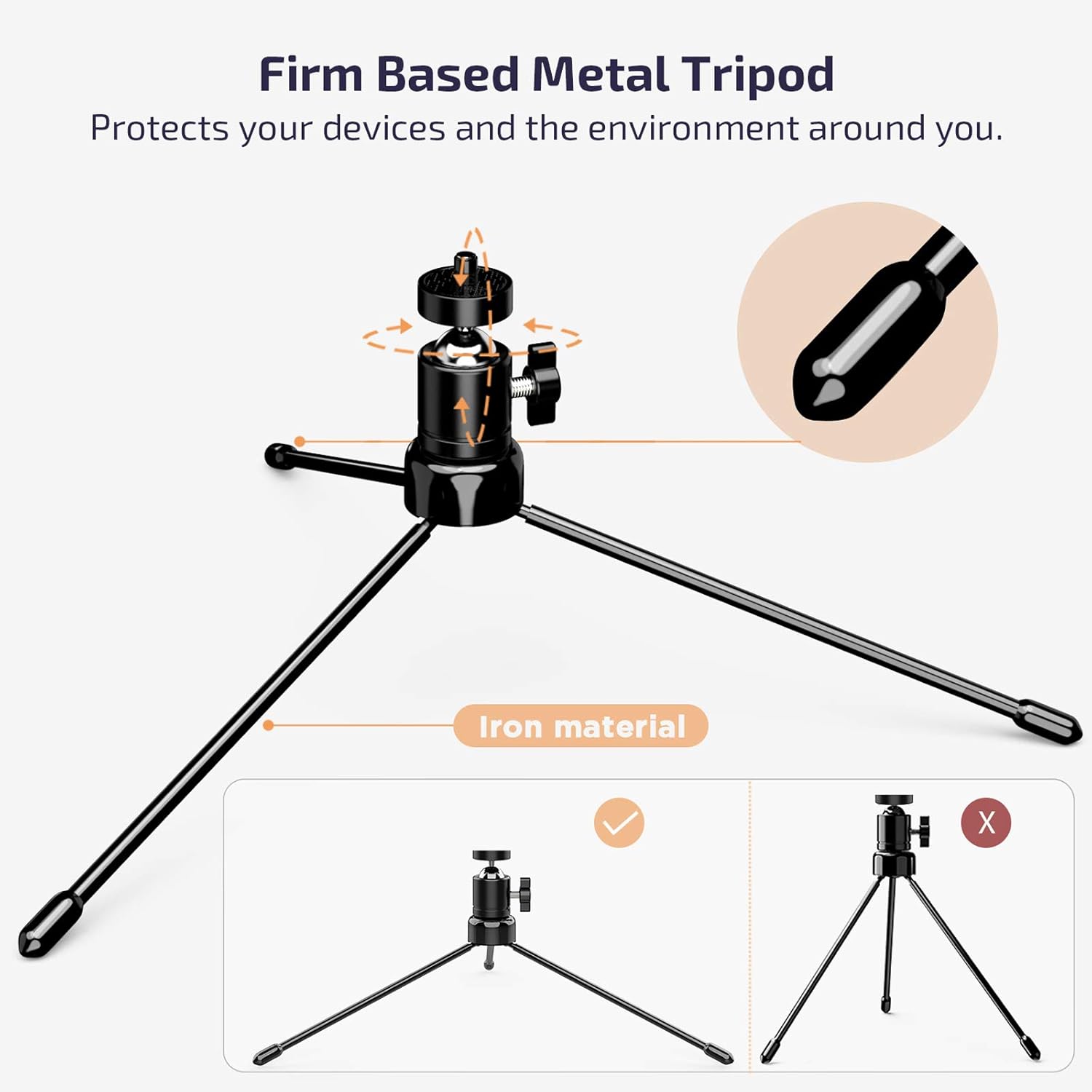 10-inch Led Ring Light with Tripod Stand & 2 Phone Holder,LETSCOM Dimmable Desk Selfie Ringlight for Makeup YouTube Video Live Streaming Photography,3 Light Modes & 10 Brightness Levels