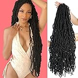 Amazon.com : Niseyo New Faux Locs 30 Inch Crochet Hair 6 Packs Long Pre